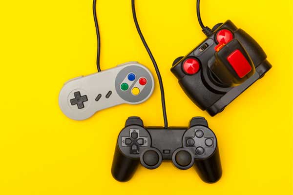 Vintage Video Game Controllers